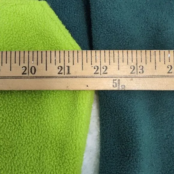 Patagonia‎ Synchilla Snap T Mens Two Tone Green Pullover Fleece Sweater Size Sm